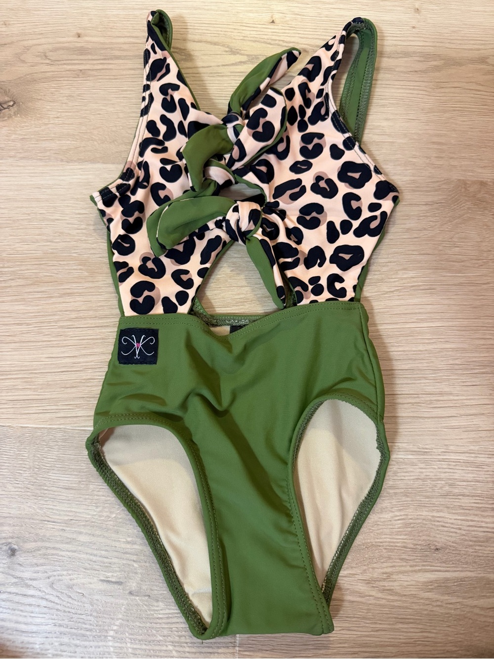 Kids Olive Green & Leopard Kandi Kouture CXS